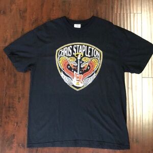 Chris Stapleton 2025 Tour Official Double Cobra T-Shirt Size X-Large
